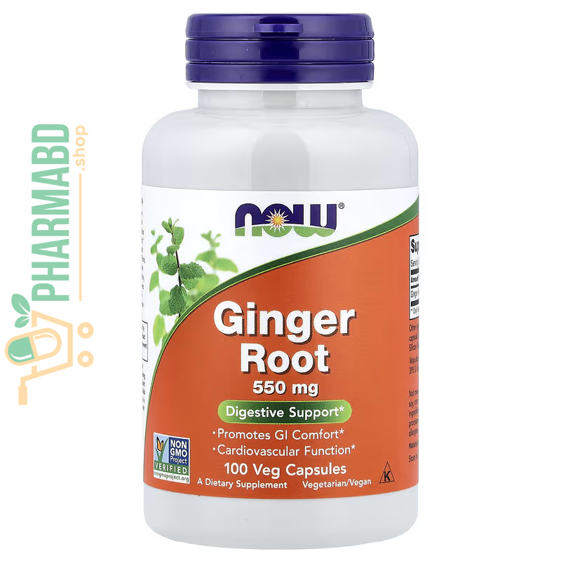 NOW Foods, Ginger Root Supplement, 550 mg, 100 Veg Caps