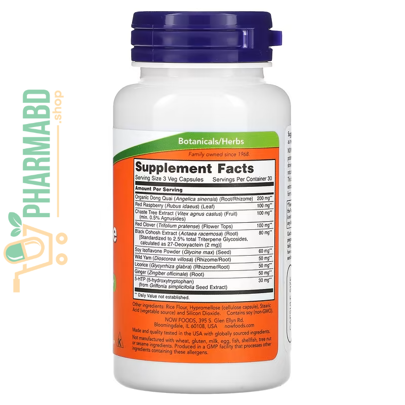 NOW Foods, Menopause Support Supplement, 90 Veg Capsules