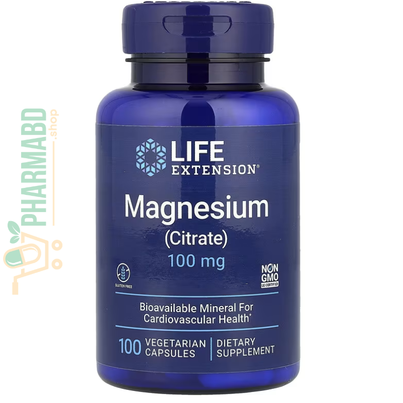 Life Extension, Magnesium Citrate, 100 mg, 100 Veg Caps