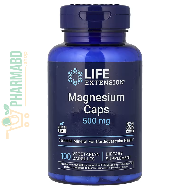 Life Extension Magnesium Caps, 500 mg, 100 Veg Capsules