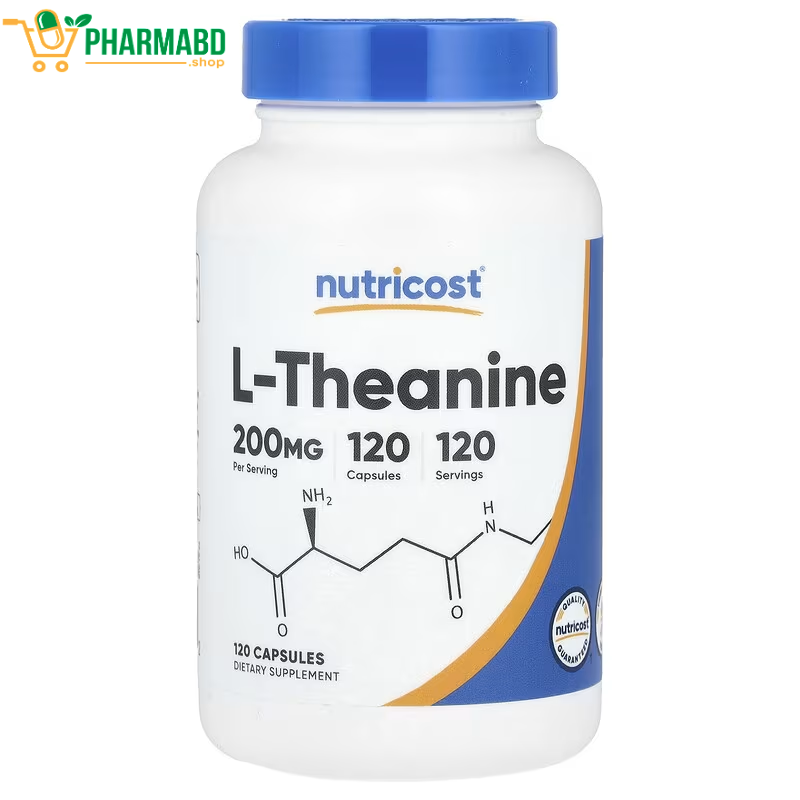 Nutricost, L-Theanine Supplement, 200 mg, 120 Capsules