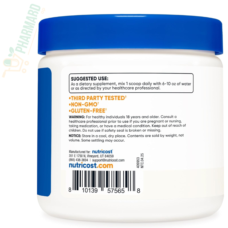 Nutricost D-Mannose Supplement, Unflavored , 3.6 oz, 100 grams