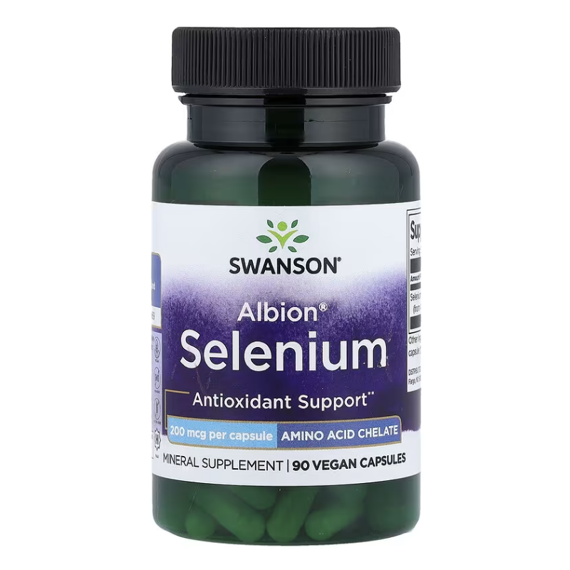 Swanson Selenium Supplement, 200 mcg, 60 Capsules