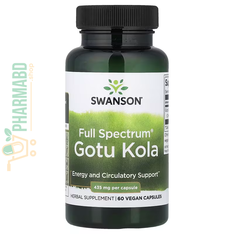 Swanson Full Spectrum Gotu Kola, 435 mg, 60 Capsules