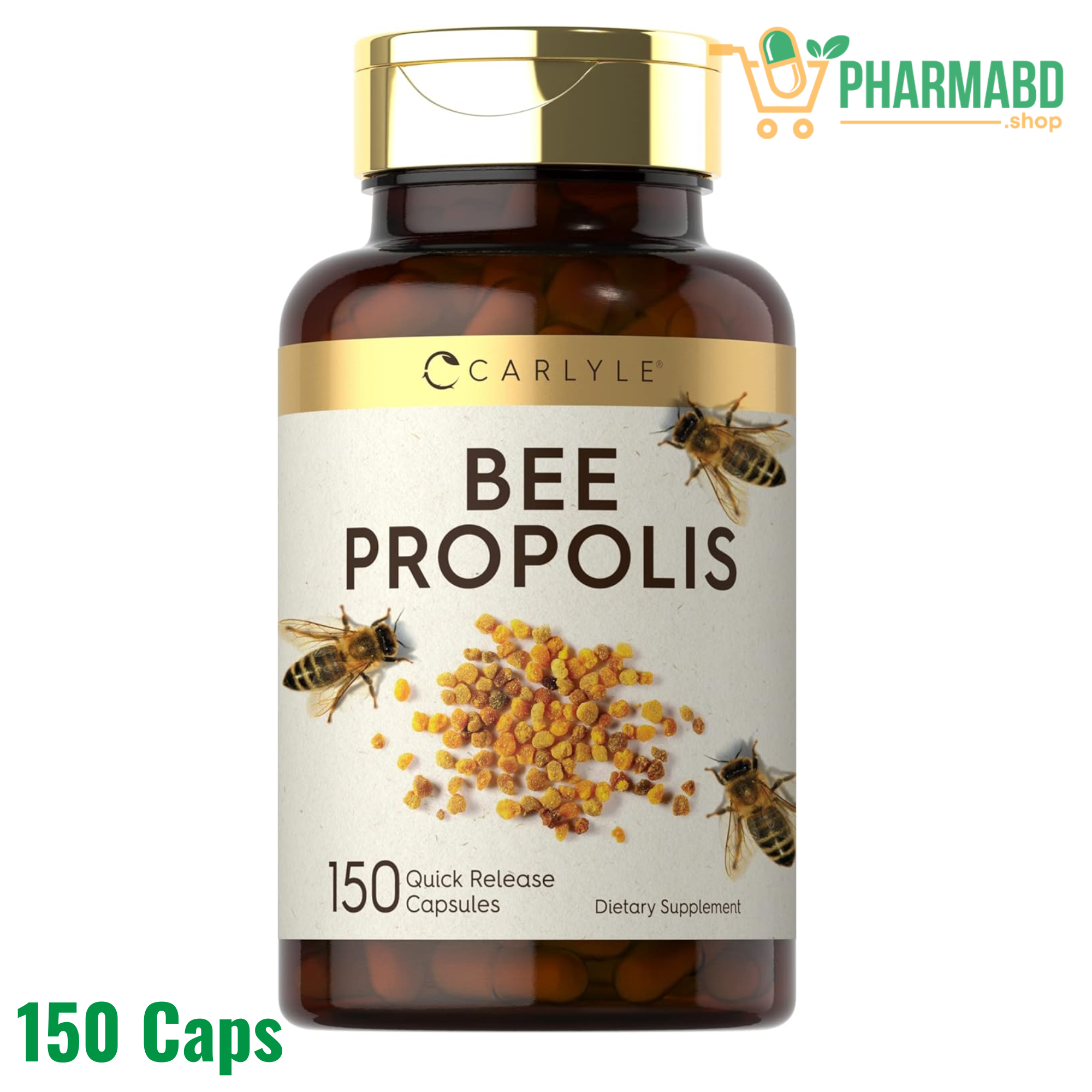 Carlyle Bee Propolis Supplement, 150 Capsules
