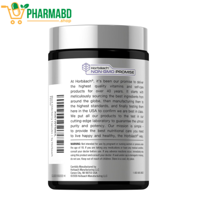 Horbäach Black Elderberry 3000 mg, 180 Capsules