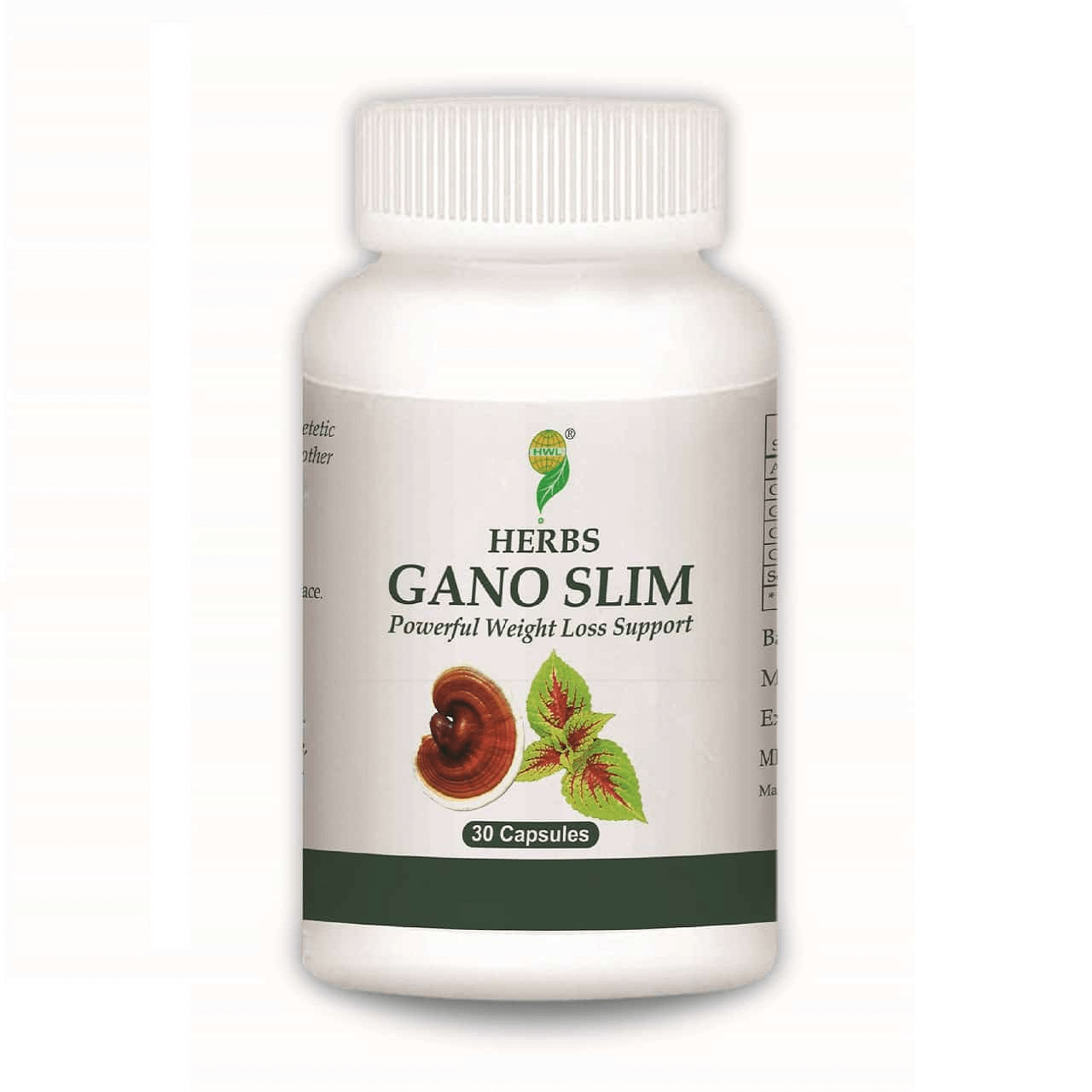 HERBS GANO SLIM 30 CAPSULES
