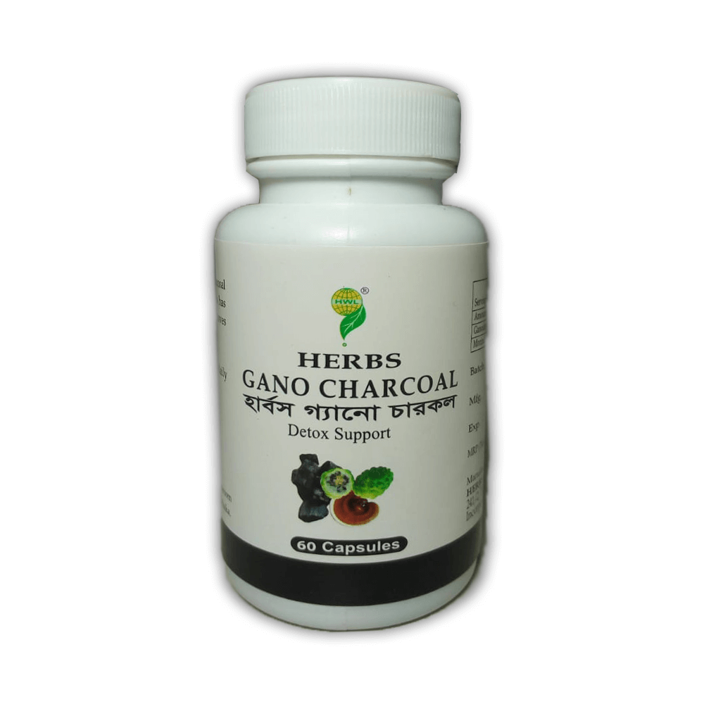 HERBS GANO CHARCOAL 60 CAPSULES