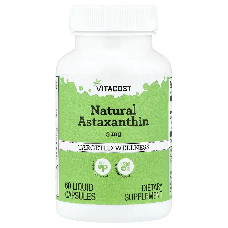 Vitacost, Natural Astaxanthin, 5 mg, 60 Liquid Caps