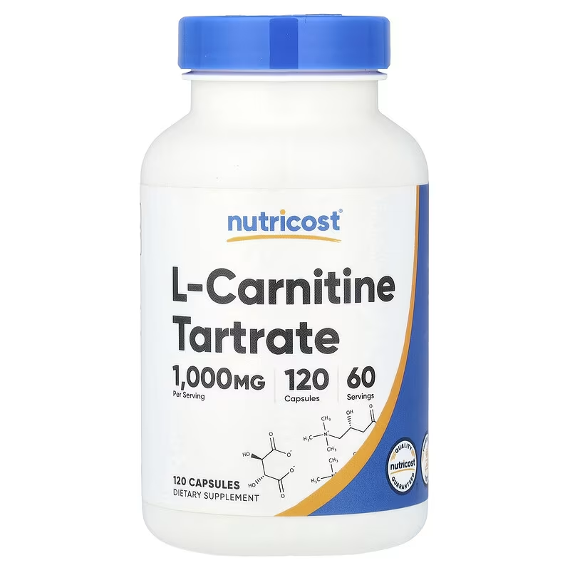 Nutricost, L-Carnitine Tartrate, 120 Capsules