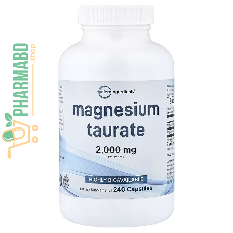 Micro Ingredients, Magnesium Taurate, 240 Capsules