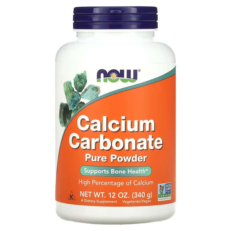 NOW Foods, Calcium Carbonate Pure Powder, 12 oz 340 grams