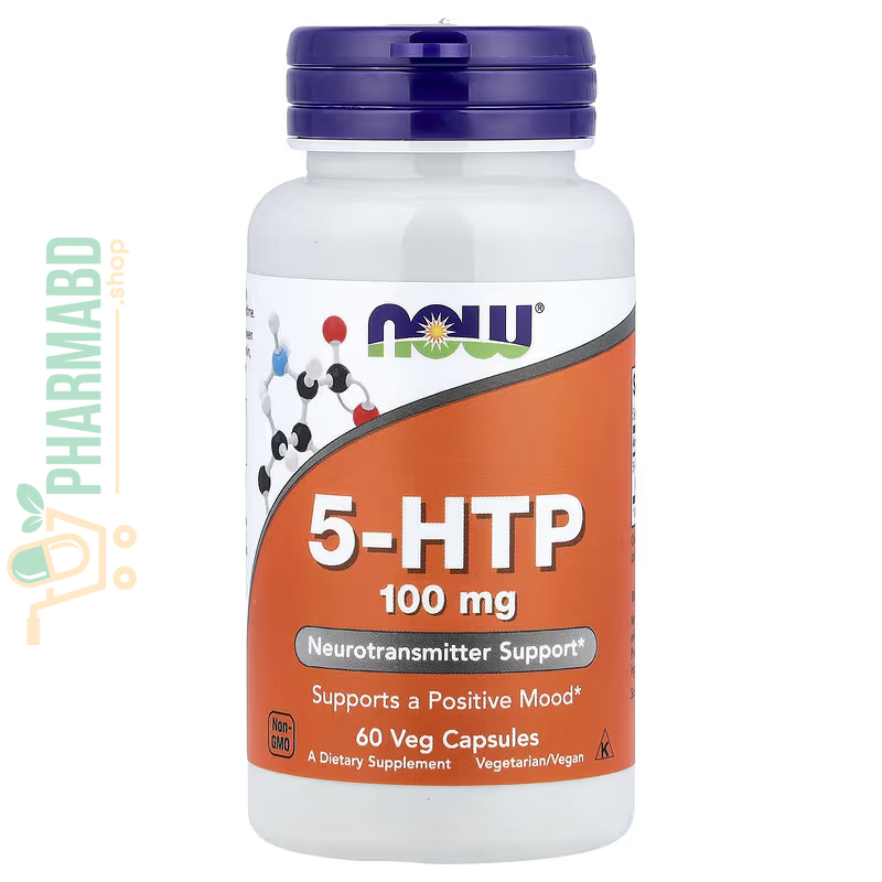 NOW Foods, 5-HTP, 100 mg, 60 Veg Caps