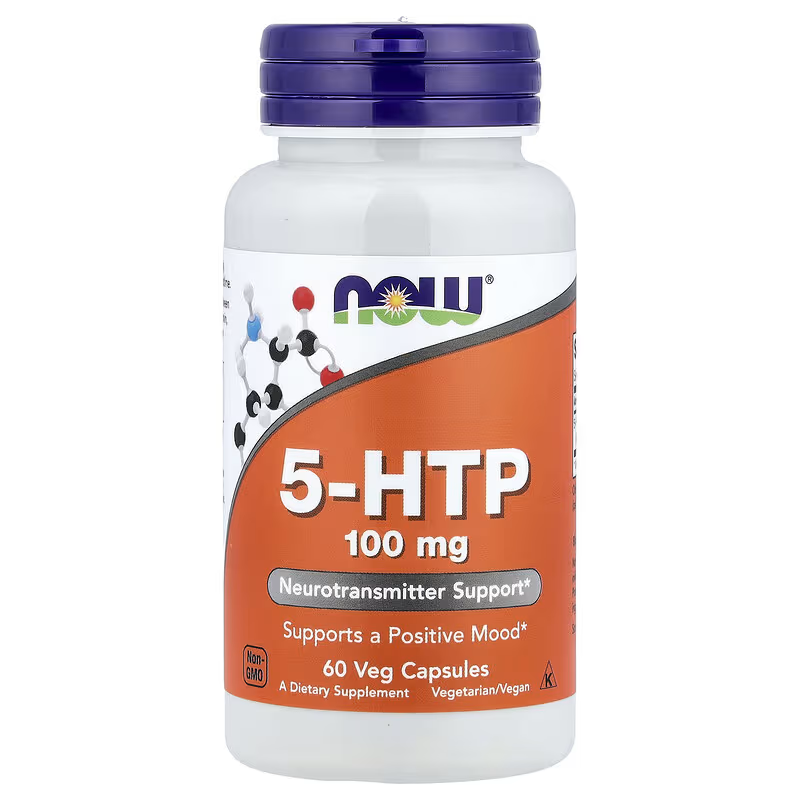 NOW Foods, 5-HTP, 100 mg, 60 Veg Caps