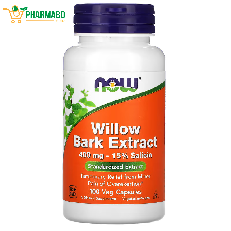 NOW Foods, Willow Bark Extract, 100 Veg Capsules