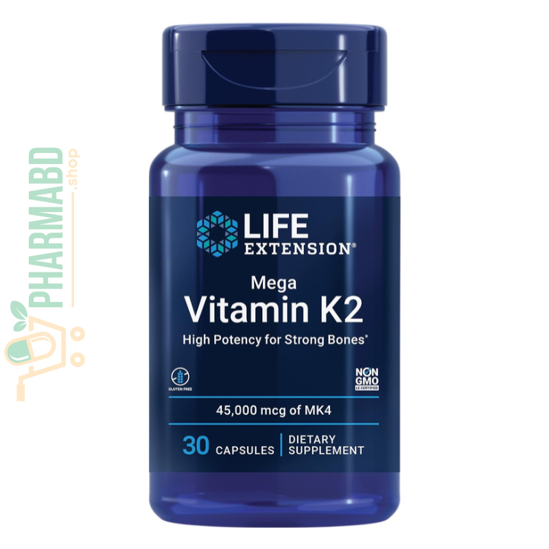 Life Extension Mega Vitamin K2, 45 mg, 30 Capsules