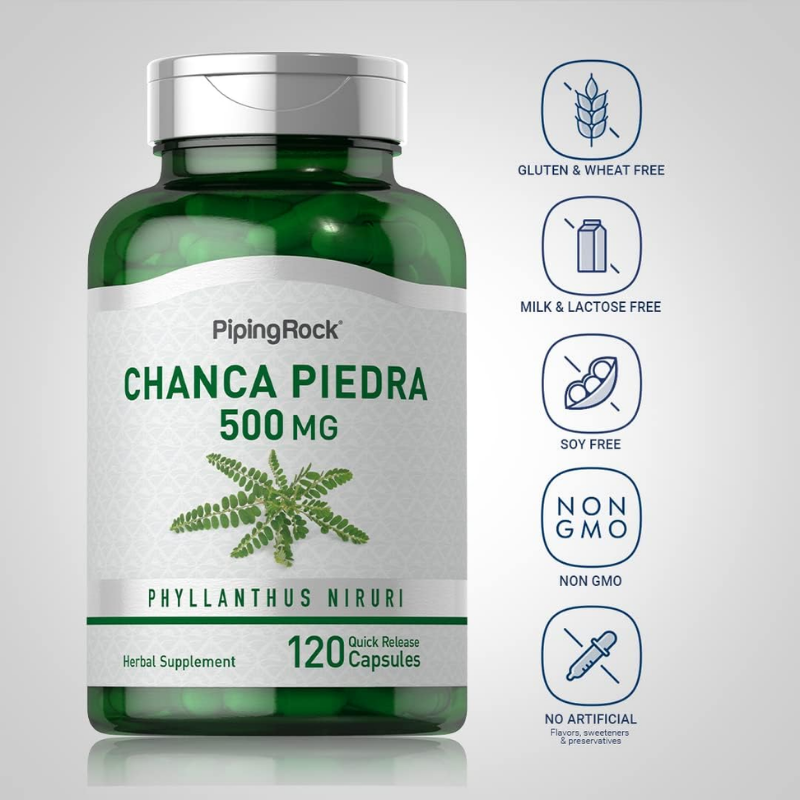 Piping Rock Chanca Piedra 500 mg, 120 Capsules