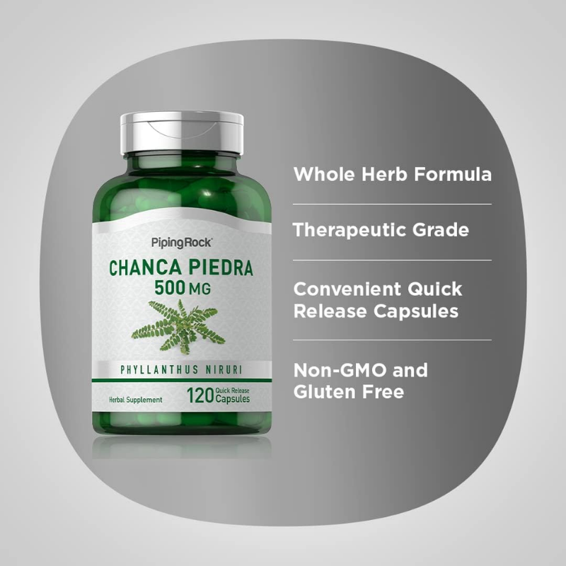 Piping Rock Chanca Piedra 500 mg, 120 Capsules
