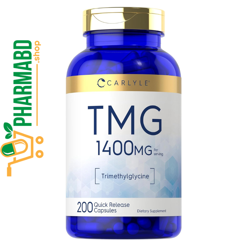 Carlyle TMG Supplement Trimethylglycine 1400 mg, 200 Capsules