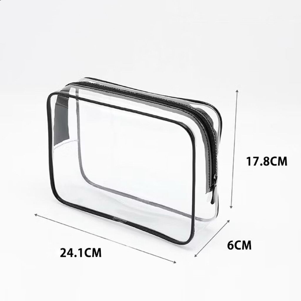 Travel Toiletry Bag Waterproof Cosmetic Bag with Zipper - Normal