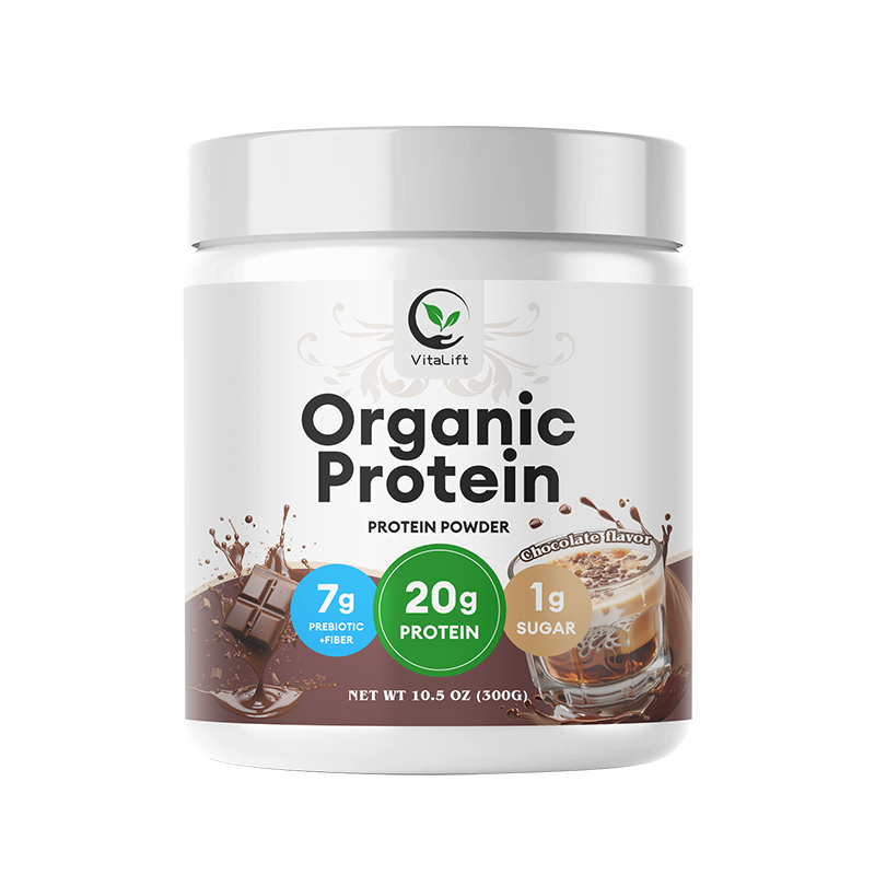 VitaLift Organic Vegan Protein Powder, 300 grams - Chocolate