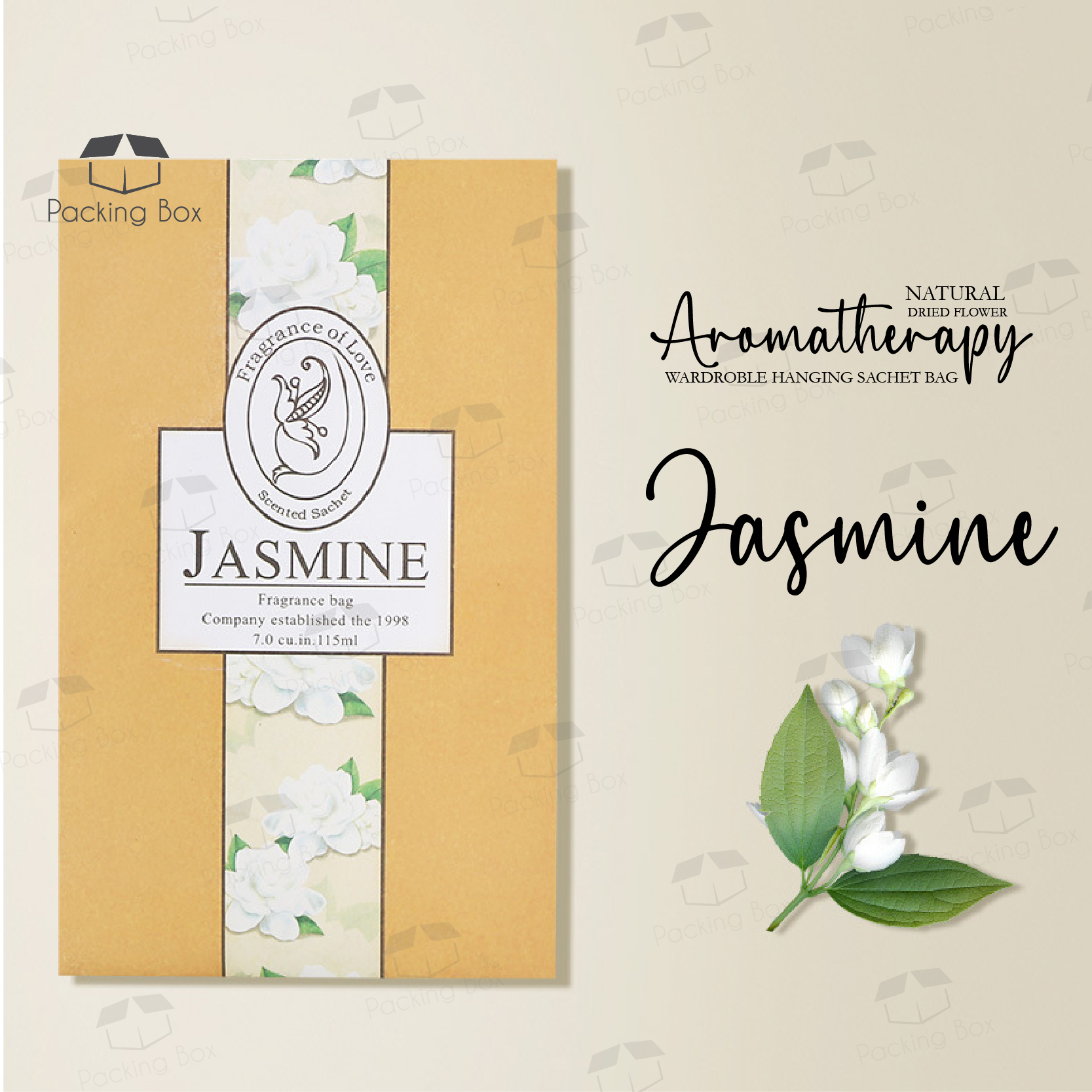 PKB HANGING FRAGRANCE Wardrobe Sachet Air Fresh - Jasmine